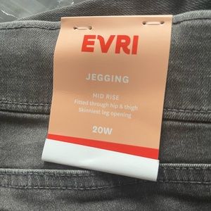 Women’s Plus Size BNWT pull-on jeggings 20W in EVRI